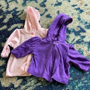 3 for $20 - Bundle of 2 light baby jackets